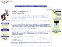 Tablet Screenshot of coachingsuccess.com